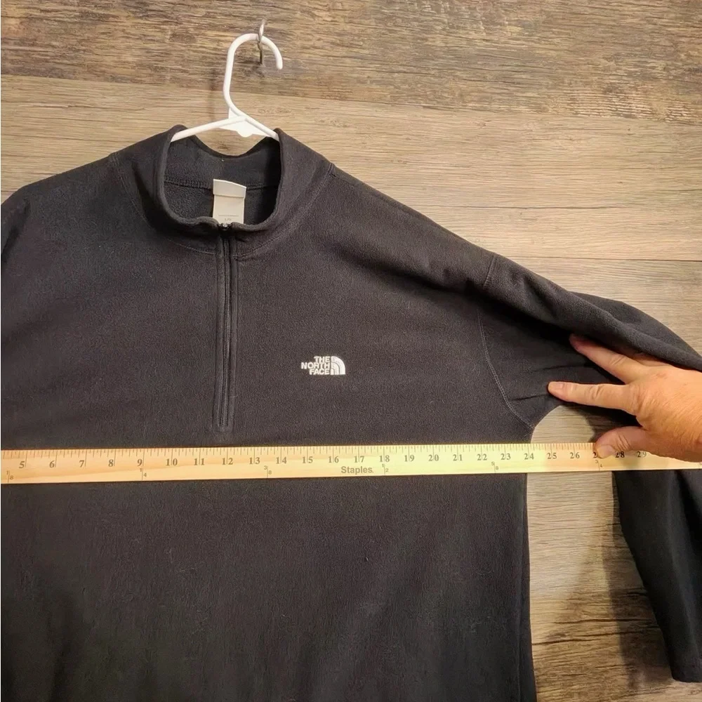 The North Face Black Quarter Zip Pullover - Picture 3 of 7